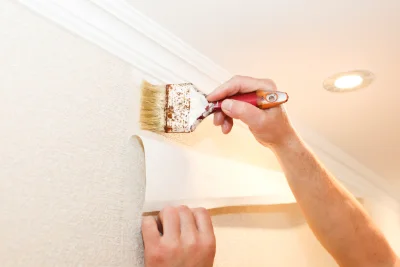 Pose de papier peint à Turny — revêtements muraux et toiles de verre